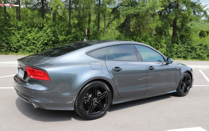Audi A7 cena 110000 przebieg: 220000, rok produkcji 2014 z Myślenice małe 22